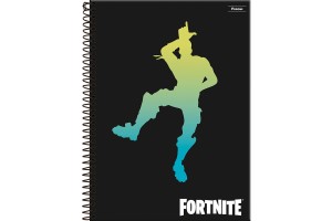 adernos Fortinite Espiral Capa Dura 200 Fls Foroni - Laminação Brilho;. Código de Barras: 7010639522746Mais detalhes do produtoFortnite o jogo online