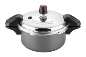 Panela de Pressão 3 litros Travamento Externo Grafite Com Alça - Eirilar